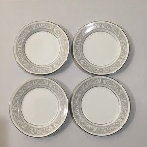 Vintage 70’s Imperial ‘Whitney’ Bread Plates Set of 4